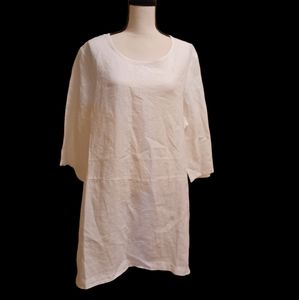 Bryn Walker XL Linen White Tunic